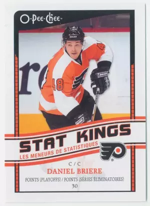 2010-11 O-PEE-CHEE - DANIEL BRIERE #SK-14 STAT KINGS