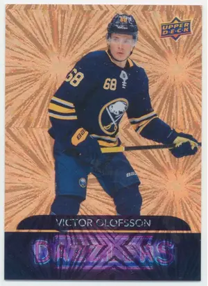 2020-21 UPPER DECK - VICTOR OLOFSSON #DZ-56 DAZZLERS ORANGE
