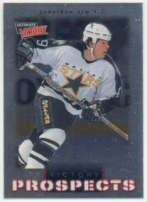 1999-00 ULTIMATE VICTORY - JONATHAN SIM RC #96 SP!