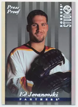 1997-98 DONRUSS STUDIO - ED JOVANOVSKI #39 PRESS PROOF /1000