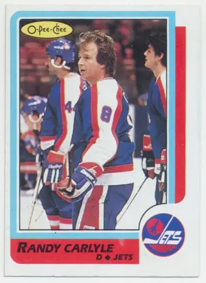 1986-87 O-PEE-CHEE - RANDY CARLYLE #144