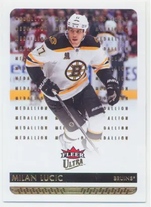 2014-15 FLEER ULTRA - MILAN LUCIC #13 GOLD MEDALLION
