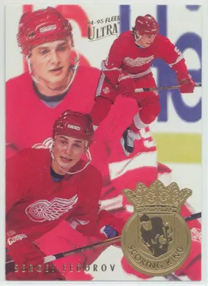 1994-95 FLEER ULTRA - SERGEI FEDOROV #2 SCORING KING