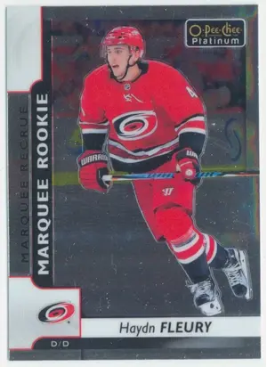 2017-18 O-PEE-CHEE PLATINUM - HAYDN FLEURY #191 ROOKIE