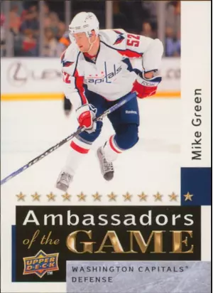 2009-10 UPPER DECK - MIKE GREEN #AG50 AMBASSADORS OF THE GAME