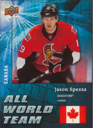 2009-10 UPPER DECK - JASON SPEZZA #AW14 ALL WORLD TEAM