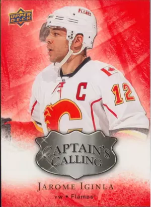 2009-10 UPPER DECK - JAROME IGINLA #CC3 CAPTAIN'S CALLING
