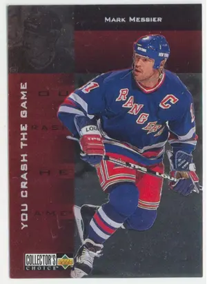 1996-97 COLLECTOR'S CHOICE - MARK MESSIER #CR30 YOU CRASH THE GAME PRIZES