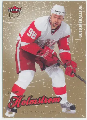 2008-09 FLEER ULTRA - TOMAS HOLMSTROM #149 GOLD MEDALLION