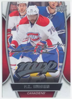 2013-14 UPPER DECK - P.K. SUBBAN #23 MVP