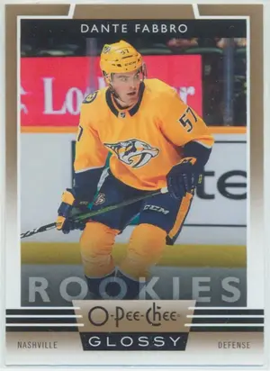 2019-20 UPPER DECK - DANTE FABBRO #R-3 O-PEE-CHEE GLOSSY ROOKIES GOLD
