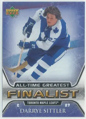 2005-06 UPPER DECK - DARRYL SITTLER #56 ALL-TIME GREATEST FINALIST