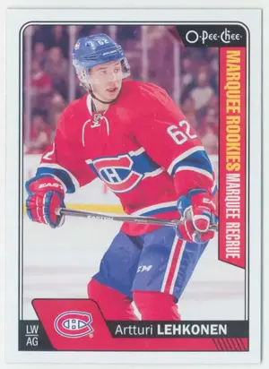 2016-17 O-PEE-CHEE - ARTTURI LEHKONEN #677 MARQUEE ROOKIES