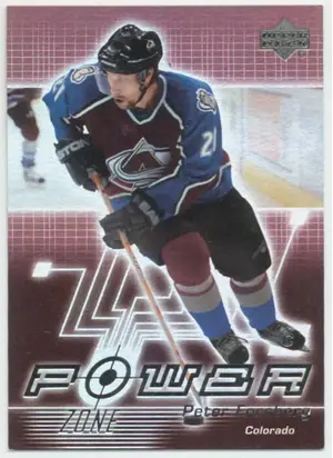 2003-04 UPPER DECK - PETER FORSBERG #PZ-7 POWER ZONE⚠️