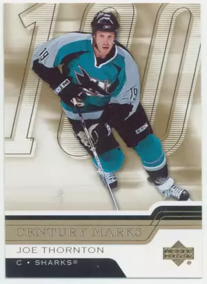 2006-07 UPPER DECK - JOE THORNTON #CM1 CENTURY MARKS