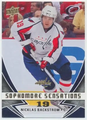 2008-09 UPPER DECK - NICKLAS BACKSTROM #SS7 SOPHOMORE SENSATIONS