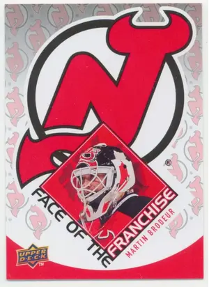 2009-10 UPPER DECK - MARTIN BRODEUR #FF14 FACE OF THE FRANCHISE