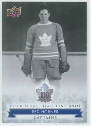 2017 TORONTO MAPLE LEAFS CENTENNIAL - RED HORNER #102 CAPTAINS SP!