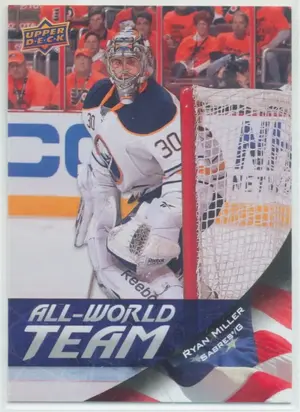 2011-12 UPPER DECK - RYAN MILLER #AW28 ALL-WORLD TEAM