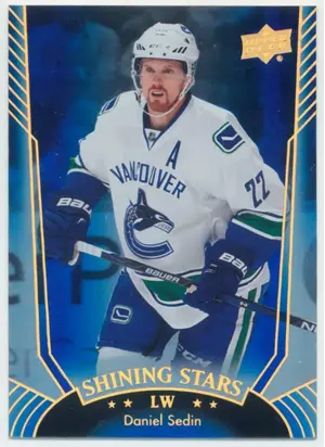 2016-17 UPPER DECK - DANIEL SEDIN #SS-35 SHINING STARS ROYAL BLUE