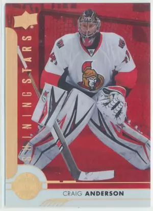 2017-18 UPPER DECK - CRAIG ANDERSON #SSG-2 SHINING STARS RED