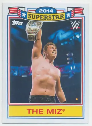 2021 Topps Heritage WWE - The Miz #TM-14 Superstar Tribute