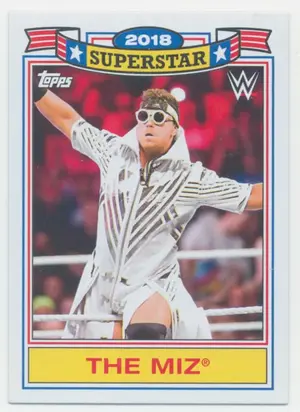 2021 Topps Heritage WWE - The Miz #TM-19 Superstar Tribute