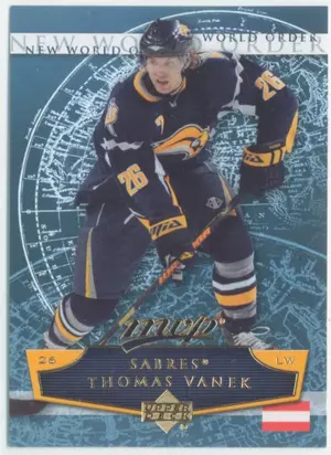 2007-08 MVP - THOMAS VANEK #NW10 NEW WORLD ORDER
