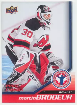 2008-09 NATIONAL HOCKEY CARD DAY CANADA - MARTIN BRODEUR #HCD10