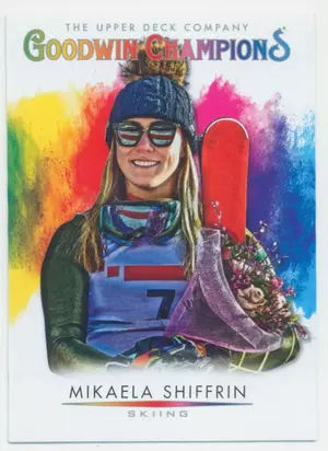 2021 Goodwin Champions - Mikaela Shiffrin #110 Splash of Color