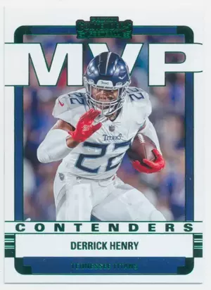 2022 Contenders Football - Derrick Henry #MVP-DHE MVP Contenders Emerald Parallel