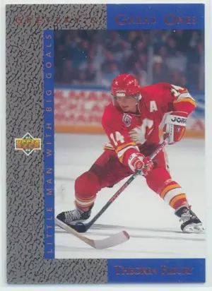 1993-94 UPPER DECK - THEOREN FLEURY #GG7 GREZTKY'S GREAT ONES