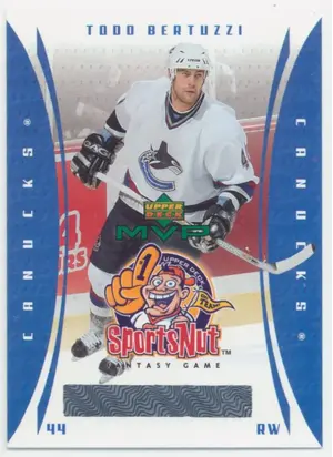 2003-04 MVP - TODD BERTUZZI #SN86 SPORTSNUT FANTASY