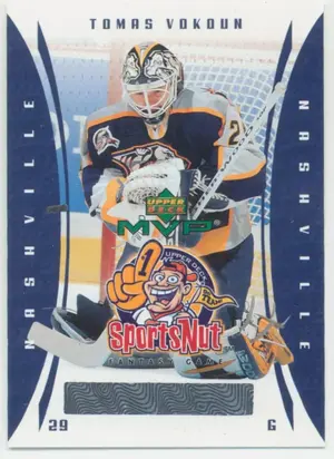 2003-04 MVP - TOMAS VOKOUN #SN49 SPORTSNUT FANTASY