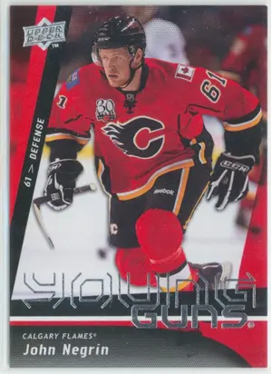 2009-10 UPPER DECK - JOHN NEGRIN #227 YOUNG GUNS