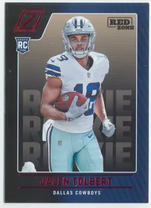 2022 Zenith - Jalen Tolbert #131 Red Zone Parallel