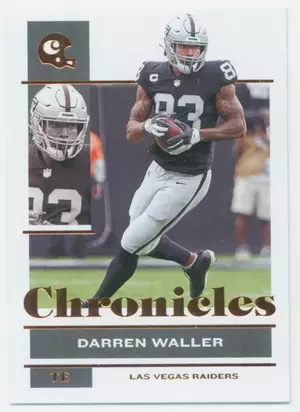 2021 Chronicles - Darren Waller #64 Bronze Parallel
