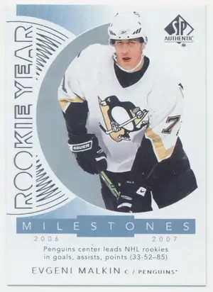 2017-18 SP AUTHENTIC - EVGENI MALKIN #RYM-EM ROOKIE YEAR MILESTONES