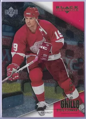 2000-01 Black Diamond Diamond Skills #IC3 Steve Yzerman