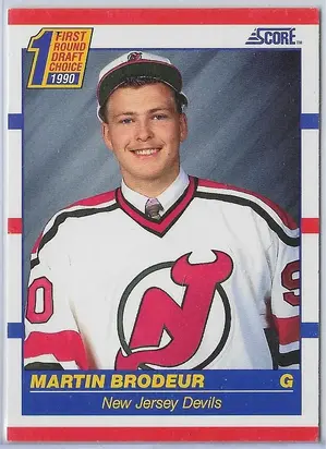 1990-91 Score American #439 Martin Brodeur RC *