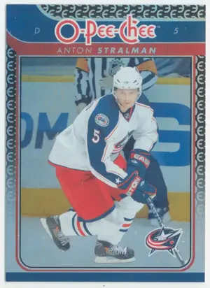 2009-10 O-PEE-CHEE - ANTON STRALMAN #744 FOIL RAINBOW