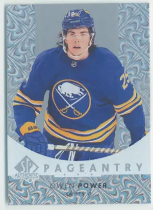 2022-23 SP AUTHENTIC - OWEN POWER #P-62 PAGEANTRY