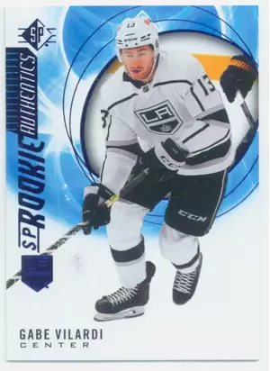 2020-21 SP - GABE VILARDI #123 ROOKIE AUTHENTICS BLUE PARALLEL
