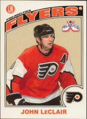 2004-05 PACIFIC - JOHN LeCLAIR #11 PHILADELPHIA