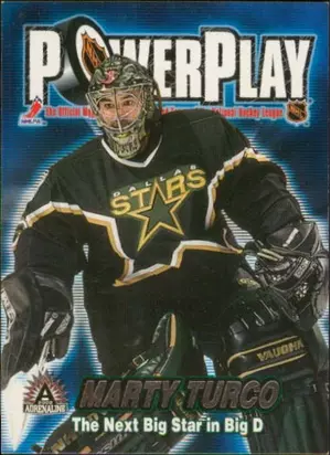 2001-02 ADRENALINE - MARTY TURCO #13 POWER PLAY