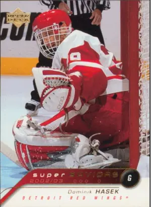 2002-03 UPPER DECK - DOMINIK HASEK #SA6 SUPER SAVIORS