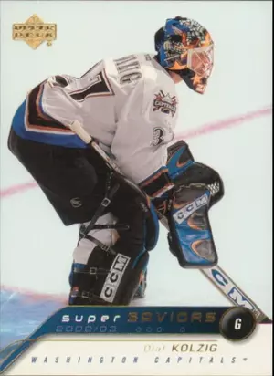 2002-03 UPPER DECK - OLAF KOLZIG #SA14 SUPER SAVIORS