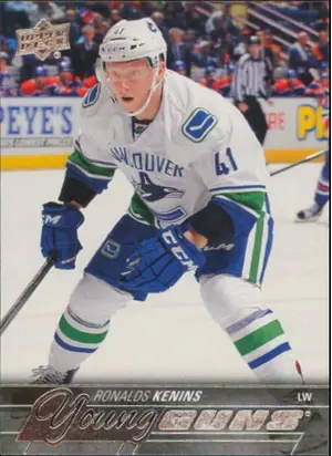 2015-16 UPPER DECK - RONALDS KENINS #225 YOUNG GUNS