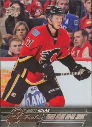 2015-16 UPPER DECK - BRETT KULAK #248 YOUNG GUNS