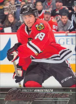2015-16 UPPER DECK - VINCENT HINOSTROZA #477 YOUNG GUNS